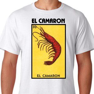 El Camaron Mexican Loteria T-Shirt